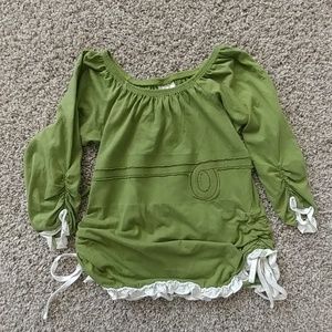 Matilda Jane gathered top shirt